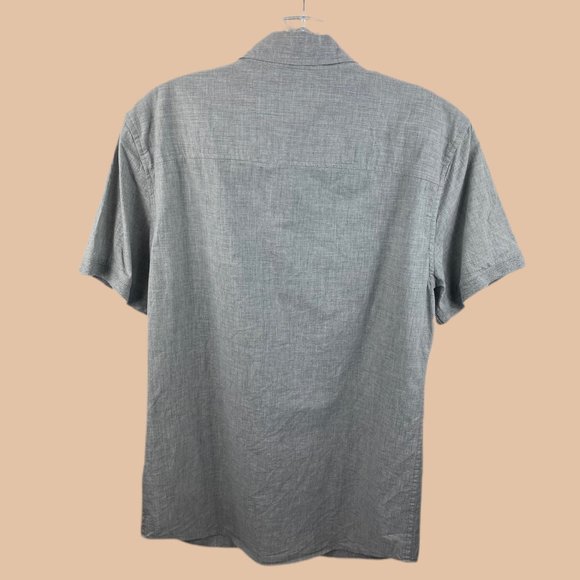 Mossimo - Grey - Short Sleeve Button Up - Picture 2 of 9